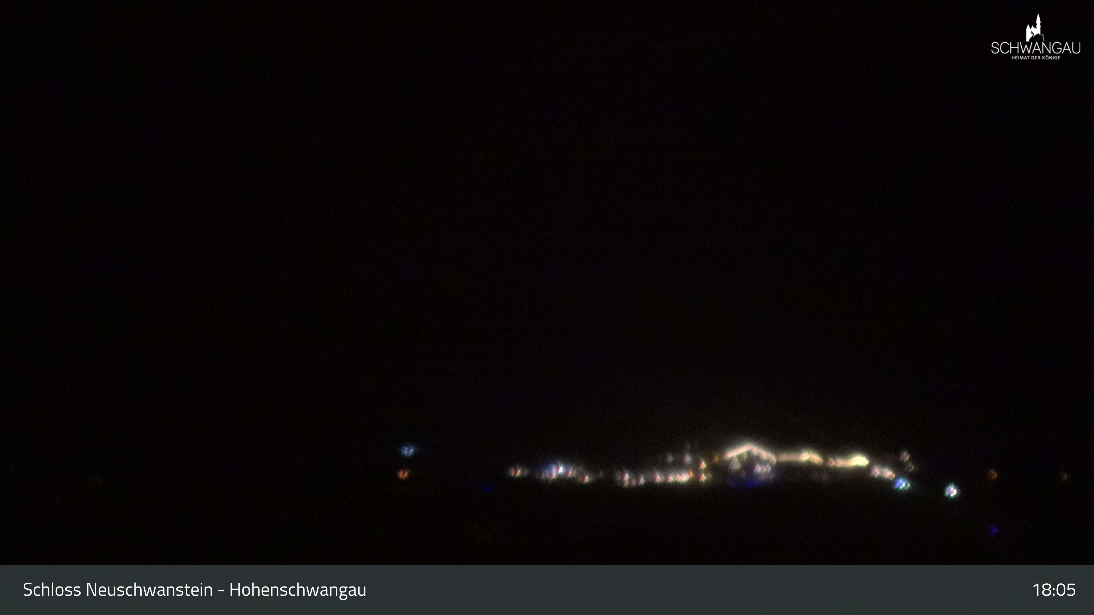 Archived image Webcam Lake Forggen, south bank and village Schwangau