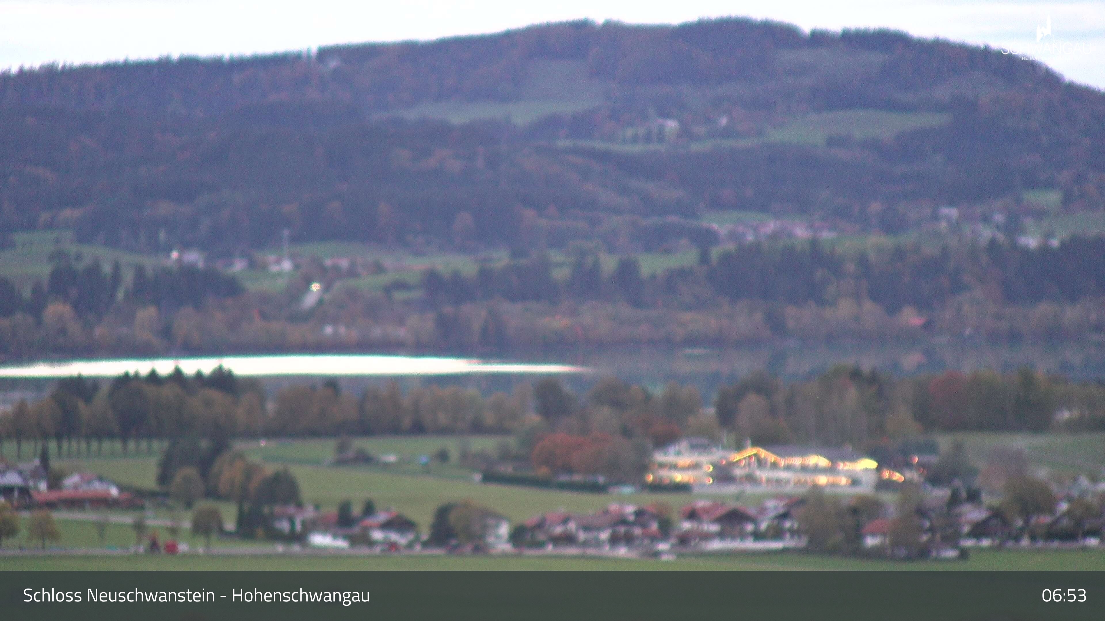 Archiv Foto Webcam Forggensee, Südufer und Schwangau