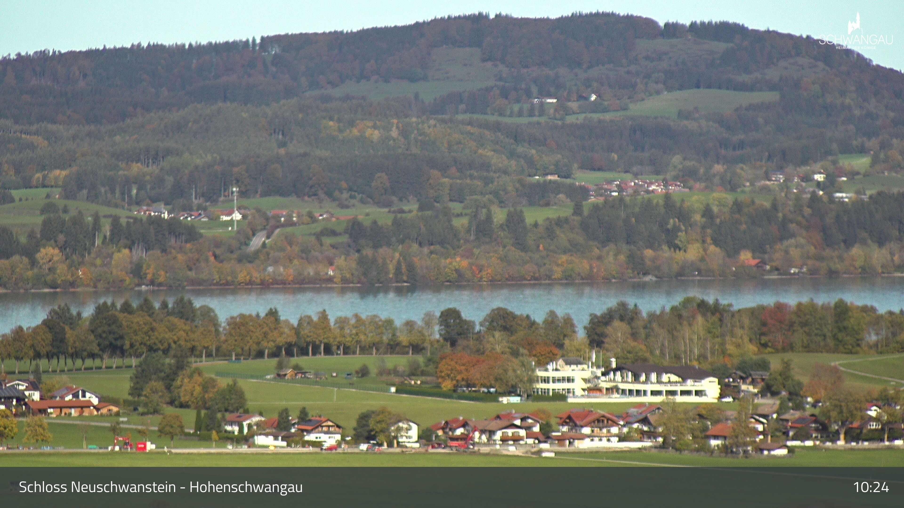 Archiv Foto Webcam Forggensee, Südufer und Schwangau