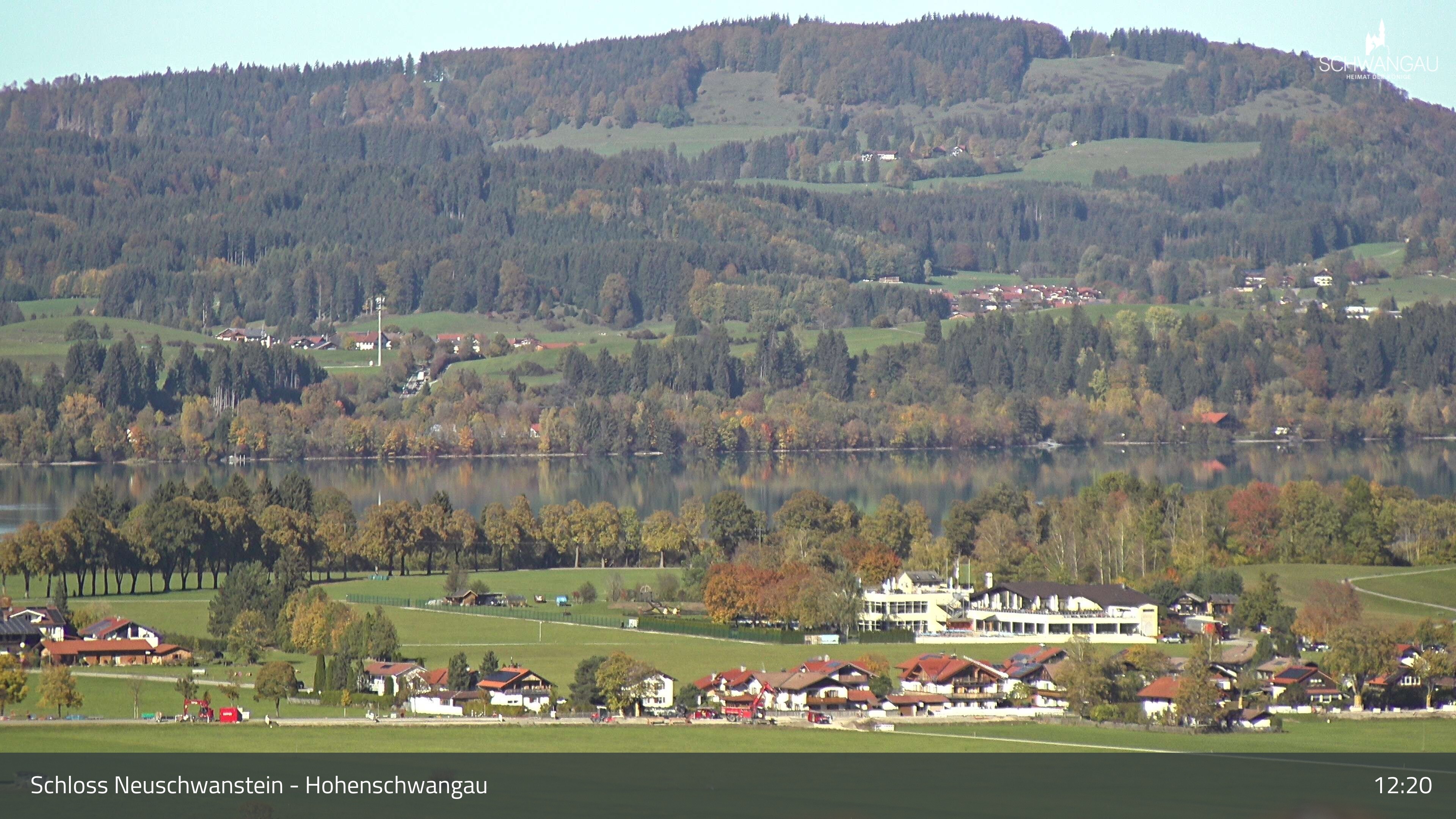 Archiv Foto Webcam Forggensee, Südufer und Schwangau