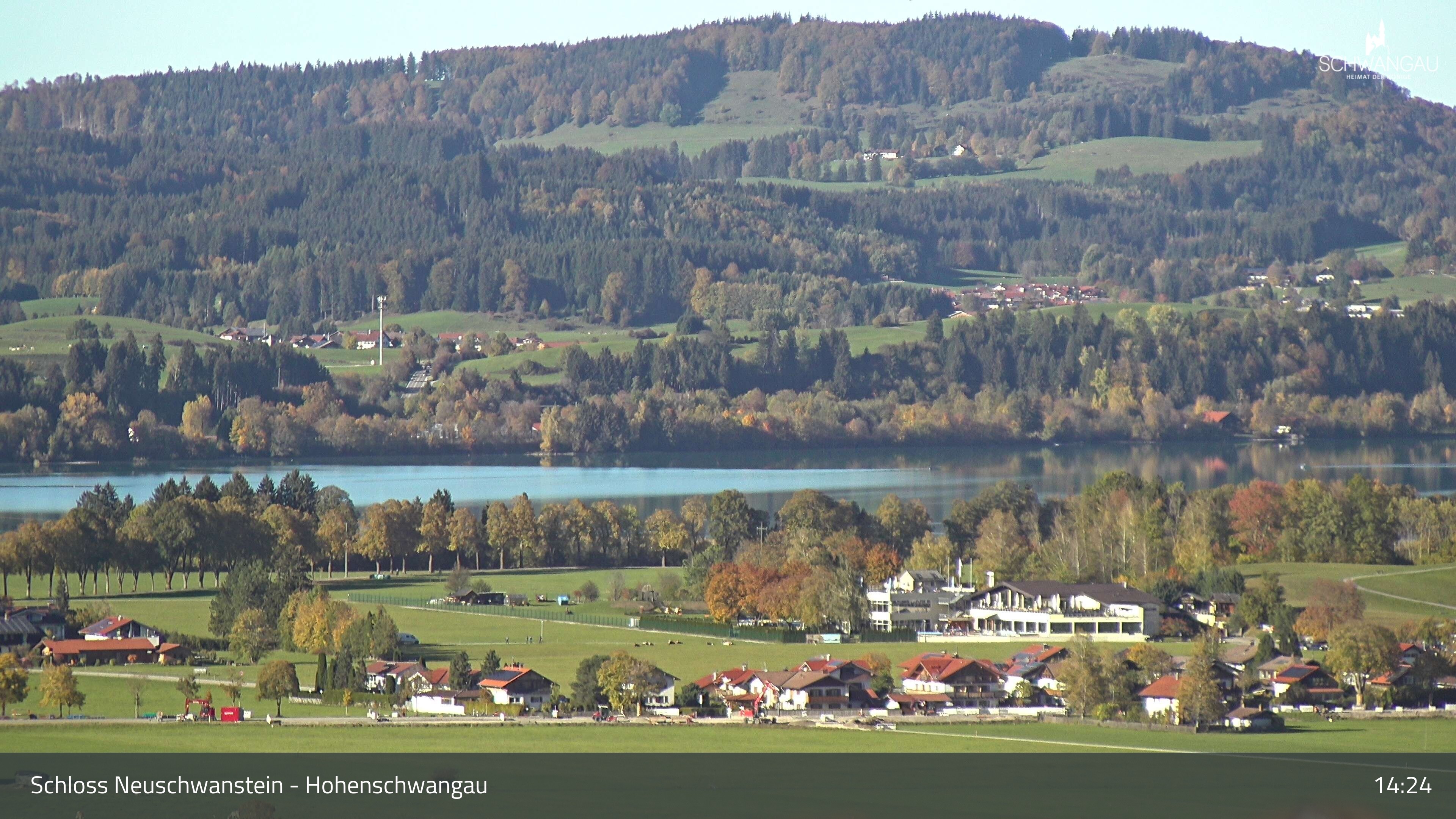 Archiv Foto Webcam Forggensee, Südufer und Schwangau