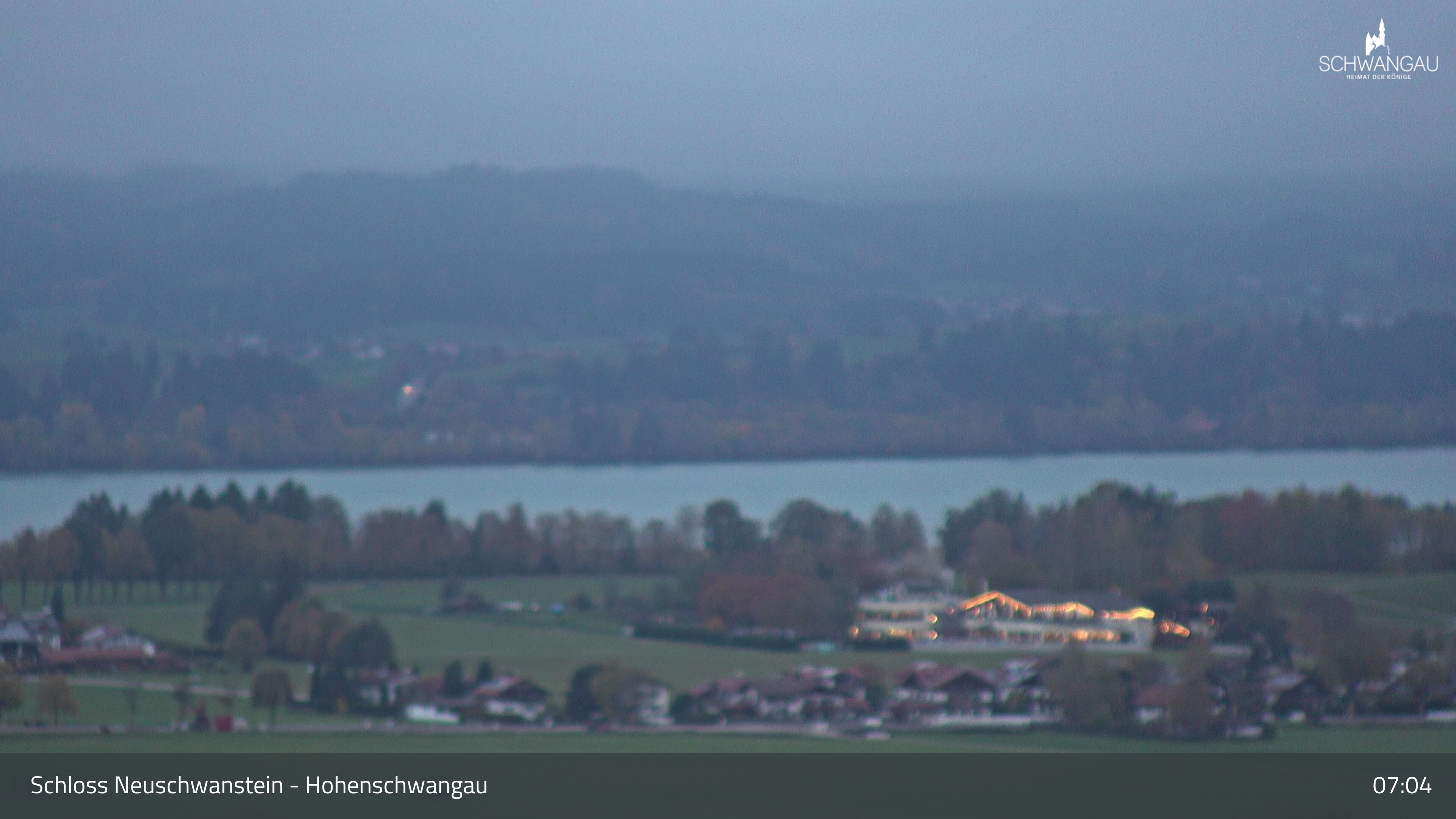 Archiv Foto Webcam Forggensee, Südufer und Schwangau