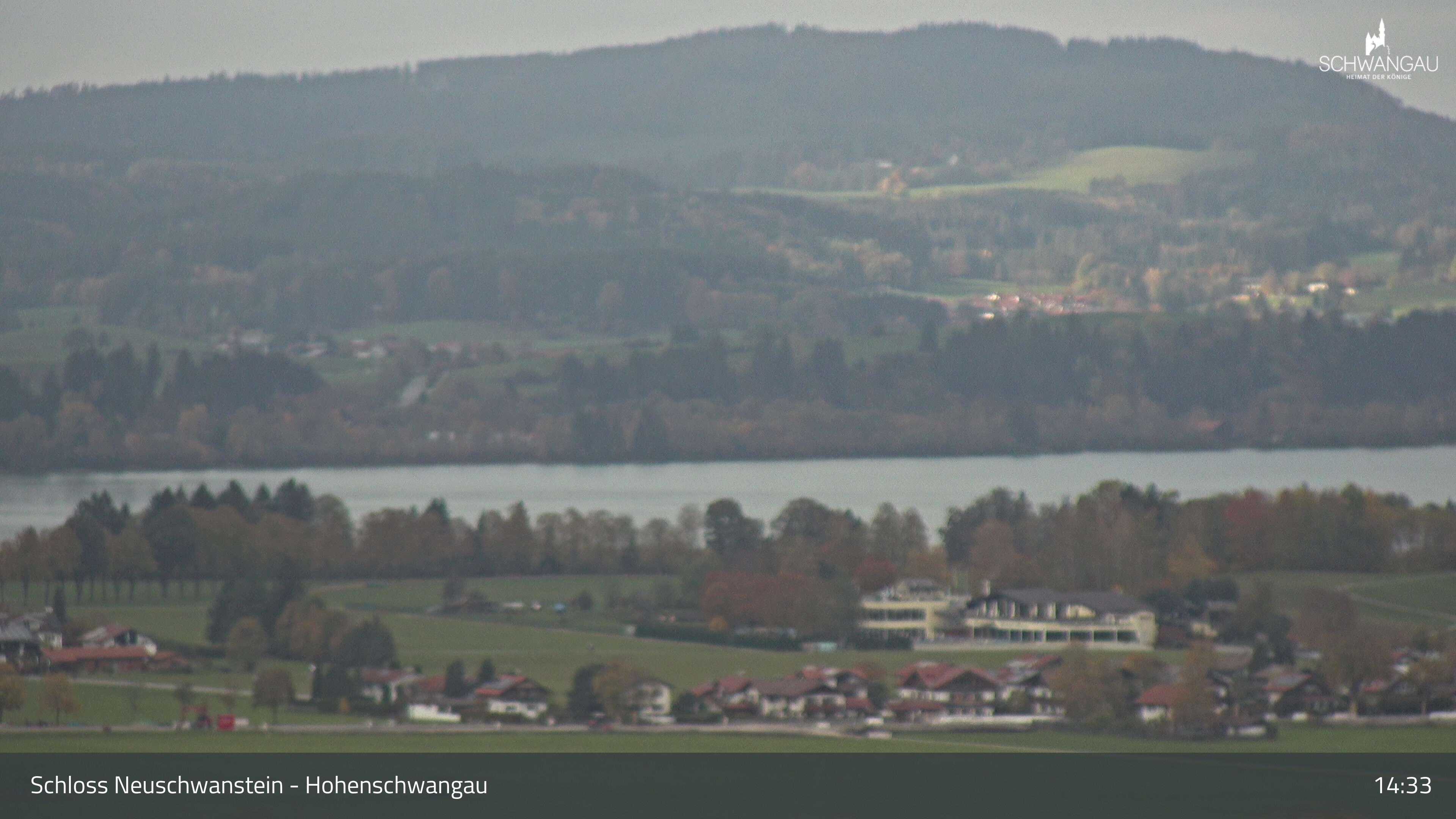 Archiv Foto Webcam Forggensee, Südufer und Schwangau