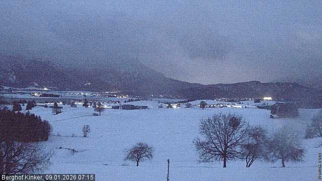 Archiv Foto Webcam Forggensee - Blick vom Berghof Kinker