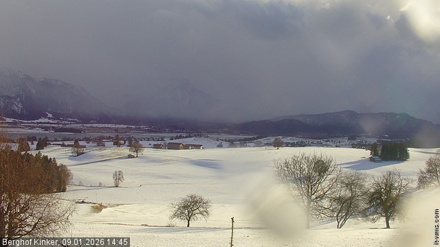 Archiv Foto Webcam Forggensee - Blick vom Berghof Kinker