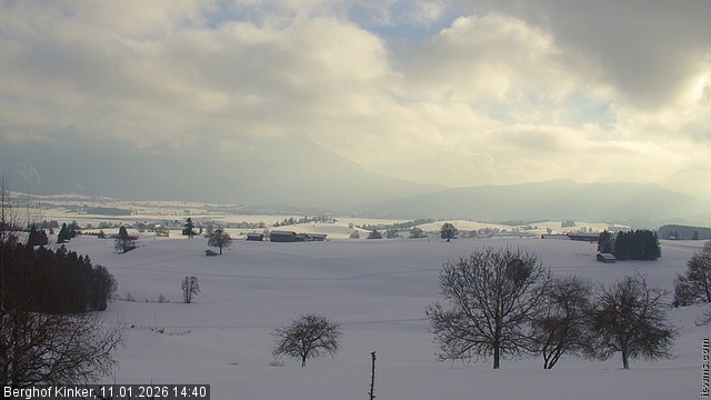 Archiv Foto Webcam Forggensee - Blick vom Berghof Kinker