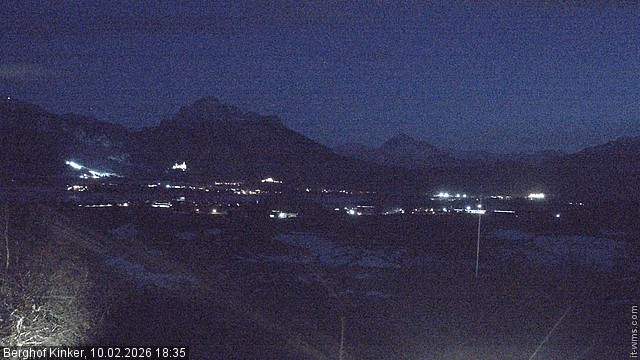 Archiv Foto Webcam Forggensee - Blick vom Berghof Kinker