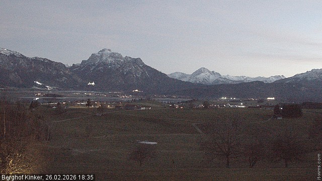 Archived image Webcam Lake Forggen - View from vacation home Kinker