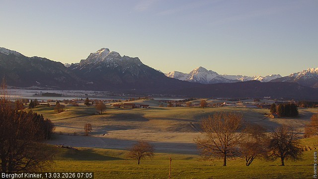 Archived image Webcam Lake Forggen - View from vacation home Kinker