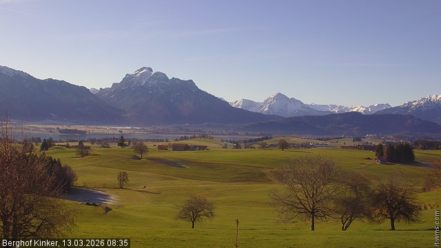 Archived image Webcam Lake Forggen - View from vacation home Kinker