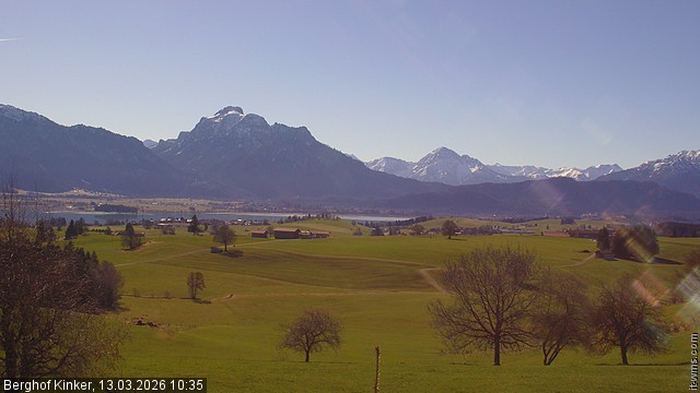 Archived image Webcam Lake Forggen - View from vacation home Kinker