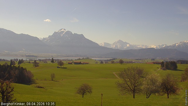 Archived image Webcam Lake Forggen - View from vacation home Kinker