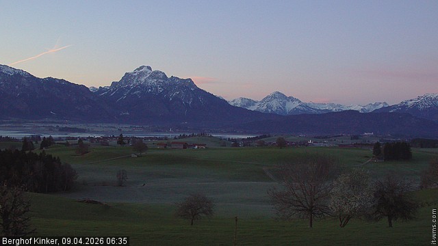 Archived image Webcam Lake Forggen - View from vacation home Kinker