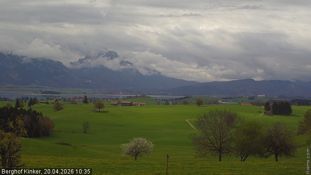 Archived image Webcam Lake Forggen - View from vacation home Kinker