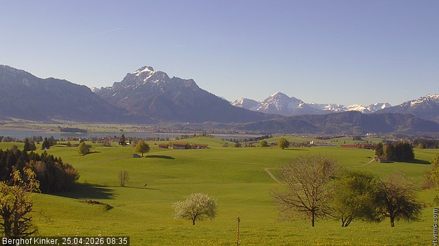 Archived image Webcam Lake Forggen - View from vacation home Kinker