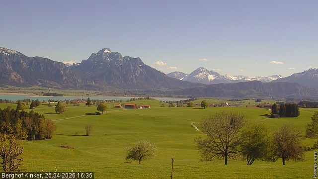 Archived image Webcam Lake Forggen - View from vacation home Kinker