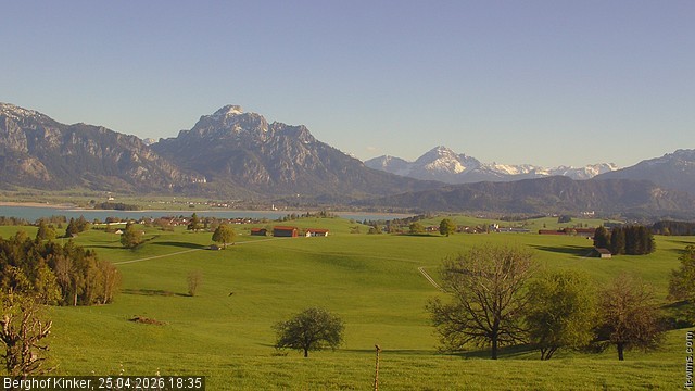 Archived image Webcam Lake Forggen - View from vacation home Kinker
