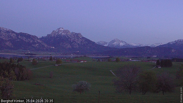 Archived image Webcam Lake Forggen - View from vacation home Kinker