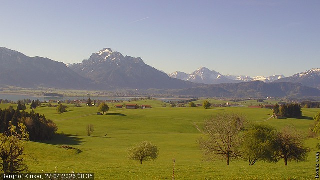Archived image Webcam Lake Forggen - View from vacation home Kinker
