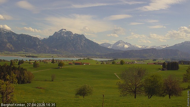 Archived image Webcam Lake Forggen - View from vacation home Kinker