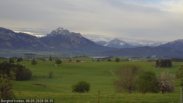 Archived image Webcam Lake Forggen - View from vacation home Kinker