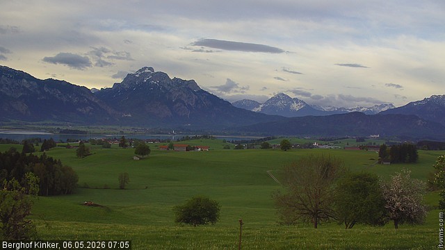 Archived image Webcam Lake Forggen - View from vacation home Kinker