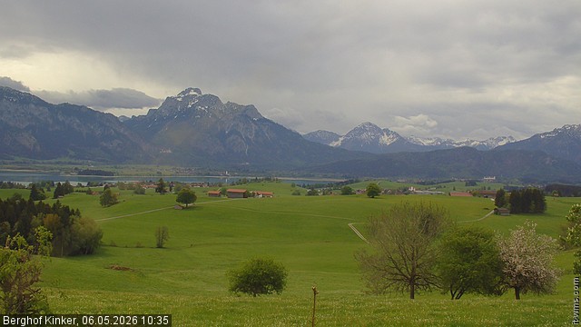 Archived image Webcam Lake Forggen - View from vacation home Kinker