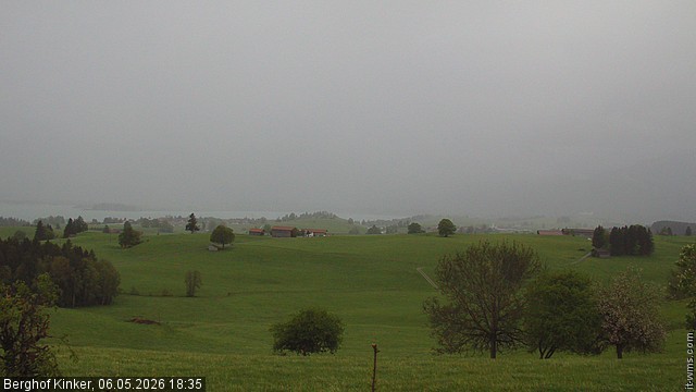 Archived image Webcam Lake Forggen - View from vacation home Kinker