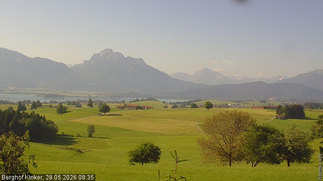 Archived image Webcam Lake Forggen - View from vacation home Kinker