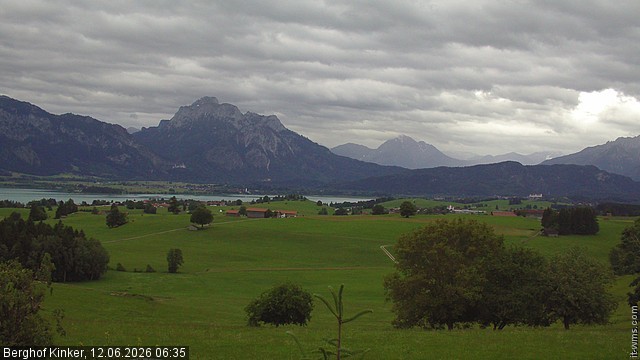 Archived image Webcam Lake Forggen - View from vacation home Kinker