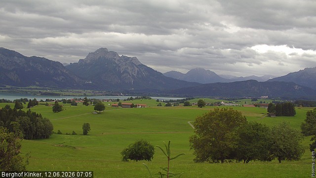 Archived image Webcam Lake Forggen - View from vacation home Kinker