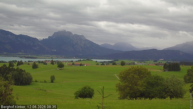 Archived image Webcam Lake Forggen - View from vacation home Kinker