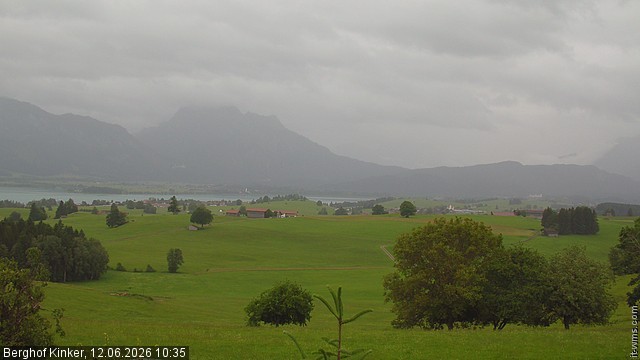 Archived image Webcam Lake Forggen - View from vacation home Kinker