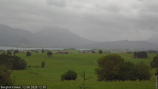 Archived image Webcam Lake Forggen - View from vacation home Kinker