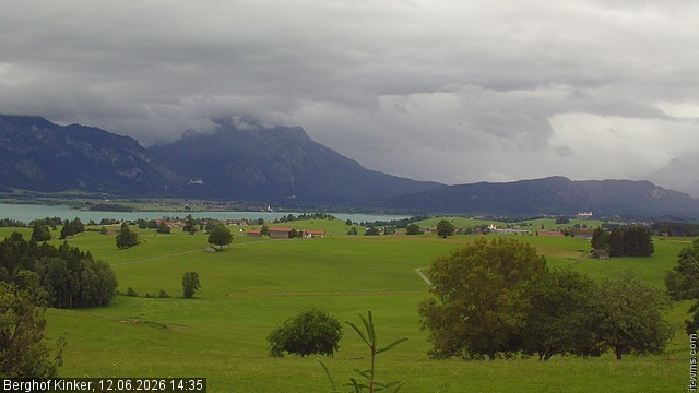Archived image Webcam Lake Forggen - View from vacation home Kinker