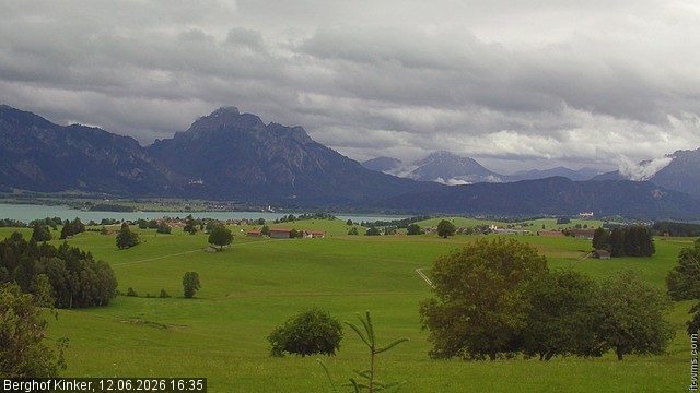 Archived image Webcam Lake Forggen - View from vacation home Kinker