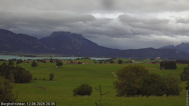 Archived image Webcam Lake Forggen - View from vacation home Kinker