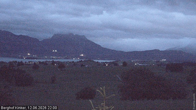 Archived image Webcam Lake Forggen - View from vacation home Kinker