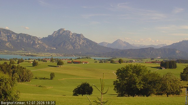 Archived image Webcam Lake Forggen - View from vacation home Kinker