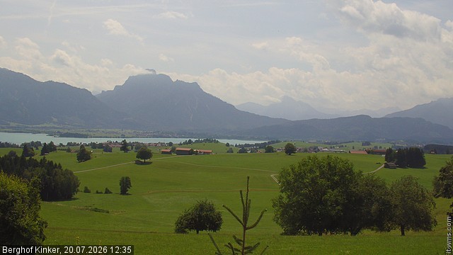 Archived image Webcam Lake Forggen - View from vacation home Kinker