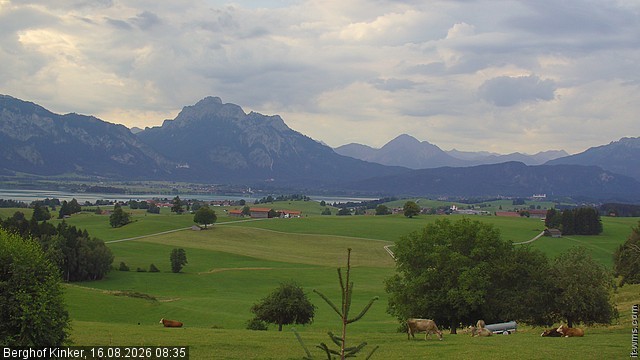 Archived image Webcam Lake Forggen - View from vacation home Kinker