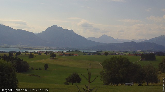 Archived image Webcam Lake Forggen - View from vacation home Kinker