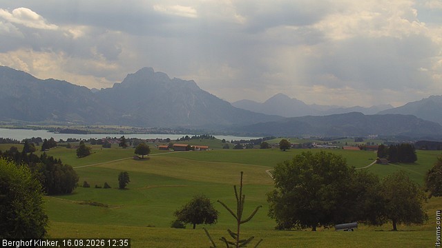 Archived image Webcam Lake Forggen - View from vacation home Kinker