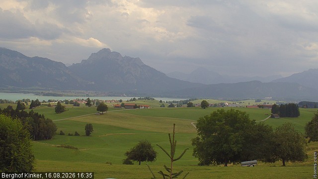 Archived image Webcam Lake Forggen - View from vacation home Kinker