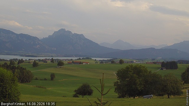 Archived image Webcam Lake Forggen - View from vacation home Kinker