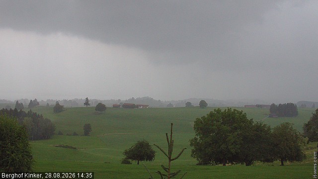 Archiv Foto Webcam Forggensee - Blick vom Berghof Kinker