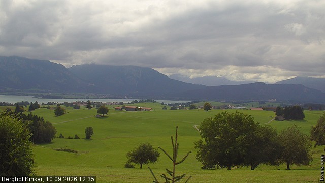 Archived image Webcam Lake Forggen - View from vacation home Kinker