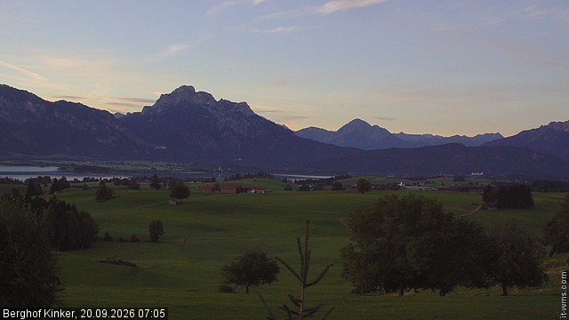 Archived image Webcam Lake Forggen - View from vacation home Kinker