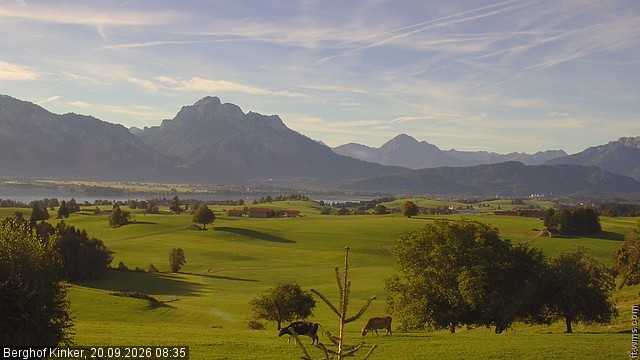 Archived image Webcam Lake Forggen - View from vacation home Kinker