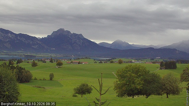 Archived image Webcam Lake Forggen - View from vacation home Kinker